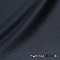Пальтовая сукно двухслойная (о) черная - итальянские ткани Тессутидея арт. 09-1934