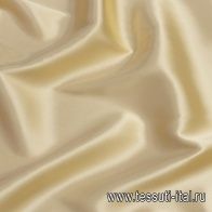Шелк атлас стрейч (о) пшеничный  - итальянские ткани Тессутидея арт. 10-2496