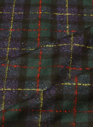 Костюмная (н) сине-красно-желтая клетка - в интернет-магазине тканей Тессутидея арт. 05-4619