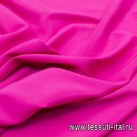 Крепдешин стрейч (о) темно-розовый - итальянские ткани Тессутидея арт. 02-8554