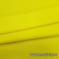 Костюмная креп (о) ярко-желтая  - итальянские ткани Тессутидея арт. 05-3291