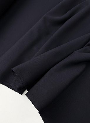 Костюмная шерсть двухслойная (о) сине-черная - в интернет-магазине тканей Тессутидея арт. 05-5199