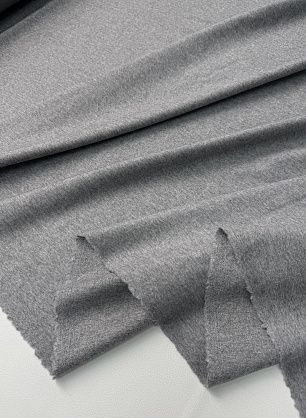 Костюмная шерсть фланель (о) светло-серая - в интернет-магазине тканей Тессутидея арт. 05-5221