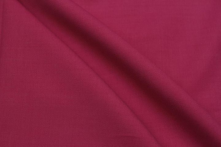 Костюмная шерсть стрейч (о) темно-розовая - итальянские ткани Тессутидея арт. 05-4992