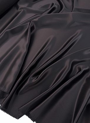 Шелк атлас (о) темно-коричнево-фиолетовый - в интернет-магазине тканей Тессутидея арт. 10-4966