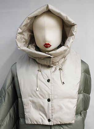 Деталь для верхней одежды капюшон светло-бежевый - в интернет-магазине тканей Тессутидея арт. F-6447