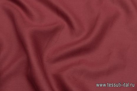 Лен (о) бордовый - итальянские ткани Тессутидея арт. 16-0804