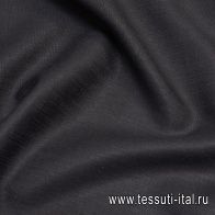 Лен костюмный (о) черный - итальянские ткани Тессутидея арт. 16-0726