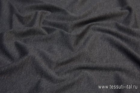 Джерси (о) темно-серое меланж - итальянские ткани Тессутидея арт. 13-1491