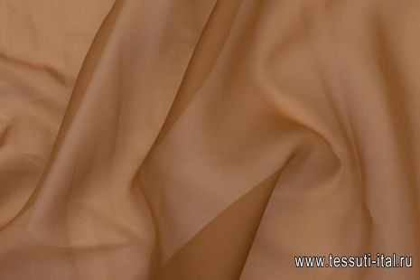 Органза (о) коричневая - итальянские ткани Тессутидея арт. 10-2927