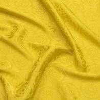 Плательная жаккардовая (о) желтая - итальянские ткани Тессутидея арт. 03-6768