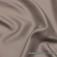 Подкладочная твил (о) серо-бежевая - итальянские ткани Тессутидея арт. 08-1324