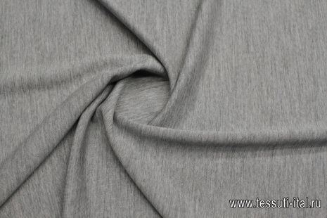 Футер шерсть 2х нитка (о) серый - итальянские ткани Тессутидея арт. 15-1113