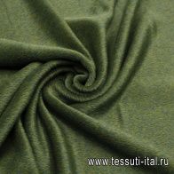 Пальтовая (о) зелено-голубая меланж - итальянские ткани Тессутидея арт. 09-2053