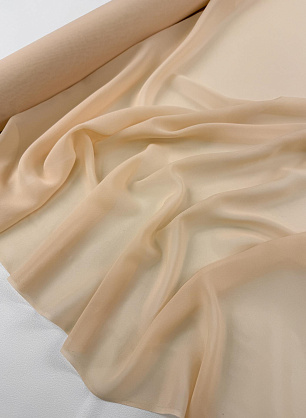 Шифон (о) топленое молоко - в интернет-магазине тканей Тессутидея арт. 10-4889