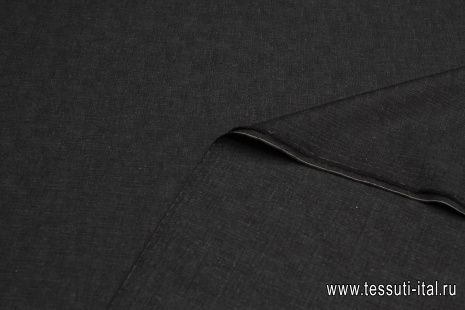 Костюмная стрейч (о) темно-синяя меланж - итальянские ткани Тессутидея арт. 05-4470