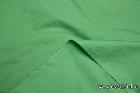 Сорочечная стрейч (о) салатовая - итальянские ткани Тессутидея арт. 01-7516