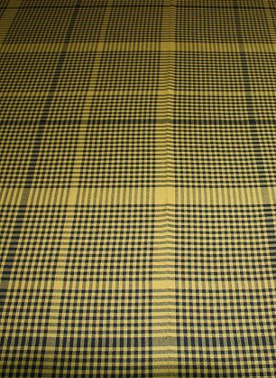 Плательная клетка (н) желто-черная - в интернет-магазине тканей Тессутидея арт. 17-0669