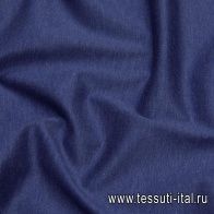 Трикотаж хлопок (о) синий меланж  - итальянские ткани Тессутидея арт. 12-1053