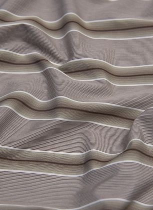 Сорочечная (н) бело-коричневая полоска  - в интернет-магазине тканей Тессутидея арт. 01-6298