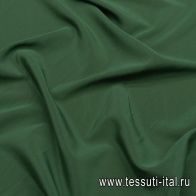 Крепдешин стрейч (о) зеленый - итальянские ткани Тессутидея арт. 10-2733
