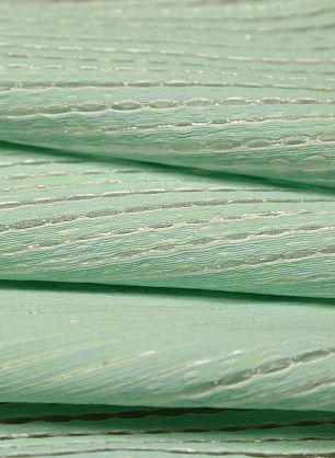 Органза деворе купон (0,75м) (н) бело-ментоловая - в интернет-магазине тканей Тессутидея арт. 03-4348