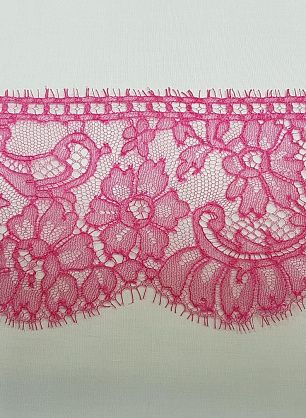 Кружево (о) фуксия ш-9,5см - в интернет-магазине тканей Тессутидея арт. 03-6605