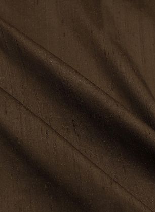 Шелк шантунг (о) темно-коричневый - в интернет-магазине тканей Тессутидея арт. 10-4633
