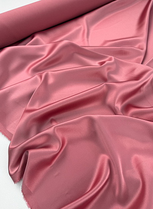 Шелк атлас стрейч (о) темно-серо-розовый - в интернет-магазине тканей Тессутидея арт. 10-5083