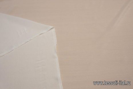 Шифон крэш (о) белый - итальянские ткани Тессутидея арт. 10-1012