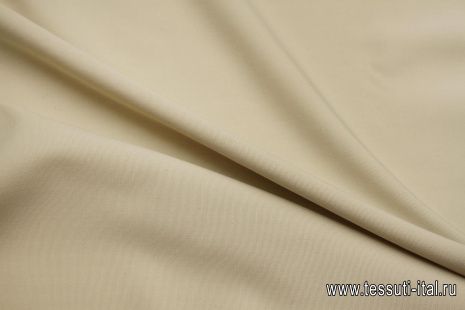 Шелк репс (о) светло-бежевый - итальянские ткани Тессутидея арт. 10-4596