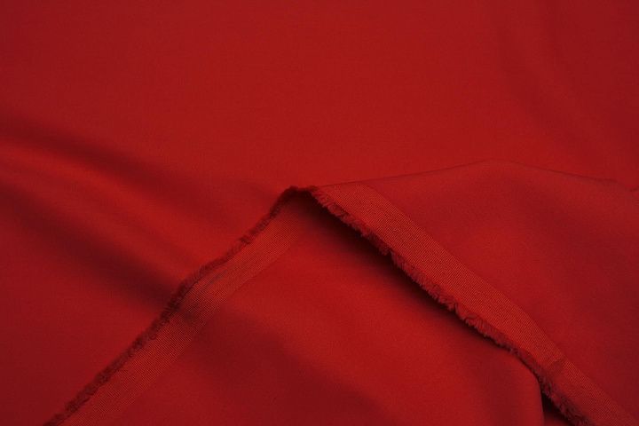 Хлопок стрейч (о) коралловый - итальянские ткани Тессутидея арт. 01-7600