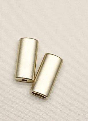 Наконечник для шнура металл золото - в интернет-магазине тканей Тессутидея арт. F-6565