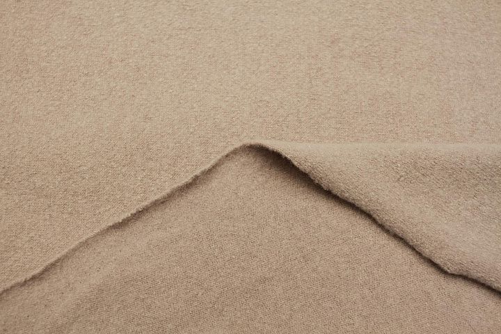 Трикотаж шерсть+ангора (о) серо-бежевый  - итальянские ткани Тессутидея арт. 15-1165