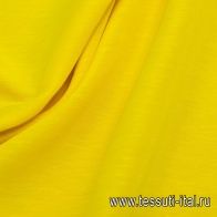Плательная стрейч (о) ярко-желтая - итальянские ткани Тессутидея арт. 03-5847