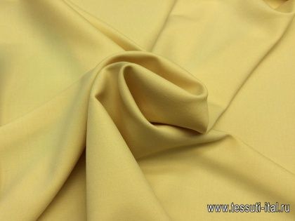 Плательная шерсть супер (о) Leitmotiv светло-желтая - итальянские ткани Тессутидея арт. 17-0474