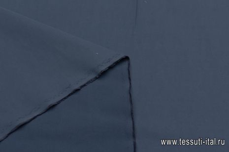 Ткань для тренча с водоотталкивающим покрытием (о) сине-серая - итальянские ткани Тессутидея арт. 03-6799
