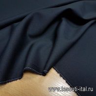 Костюмная стрейч (о) черно-синяя - итальянские ткани Тессутидея арт. 05-2428