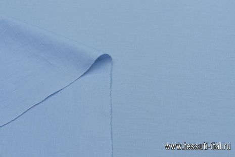 Лен (о) голубой - итальянские ткани Тессутидея арт. 16-0797