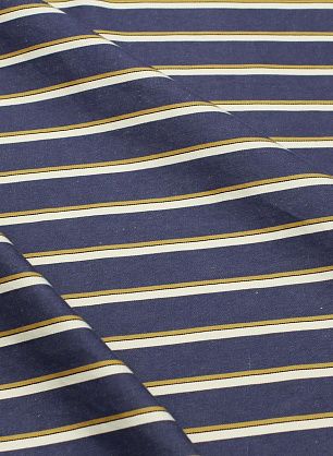 Джинса (н) сине-бело-бежевая полоска - в интернет-магазине тканей Тессутидея арт. 01-7702