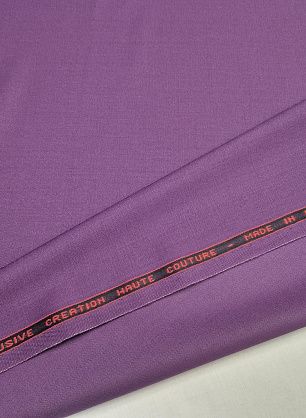 Костюмная стрейч дабл фейс 320 г/м (о) темно-баклажановая - в интернет-магазине тканей Тессутидея арт. 05-4821