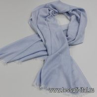 Палантин голубой 195*65см - итальянские ткани Тессутидея арт. F-6478