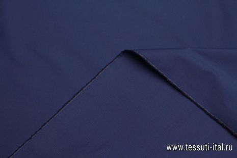 Сорочечная стрейч (о) синяя - итальянские ткани Тессутидея арт. 01-7441