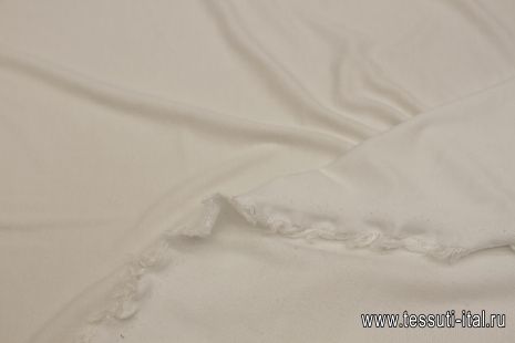 Трикотаж хлопок (о) белый - итальянские ткани Тессутидея арт. 12-1142