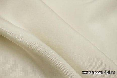 Костюмная шерсть+шелк (о) молочная - итальянские ткани Тессутидея арт. 05-4930