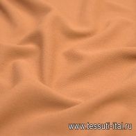 Костюмная креп дабл (о) терракотовая - итальянские ткани Тессутидея арт. 05-3869