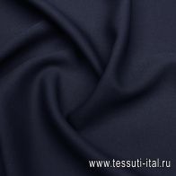 Костюмная дабл (о) темно-синяя - итальянские ткани Тессутидея арт. 05-4750