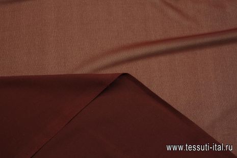 Шифон стрейч (о) темно-бордовый - итальянские ткани Тессутидея арт. 10-4582
