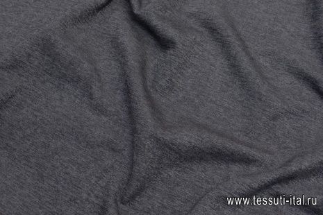 Джерси дабл (о) серое меланжевое - итальянские ткани Тессутидея арт. 15-1052