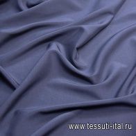 Шелк стрейч матовый (о) темно-синий - итальянские ткани Тессутидея арт. 10-1265